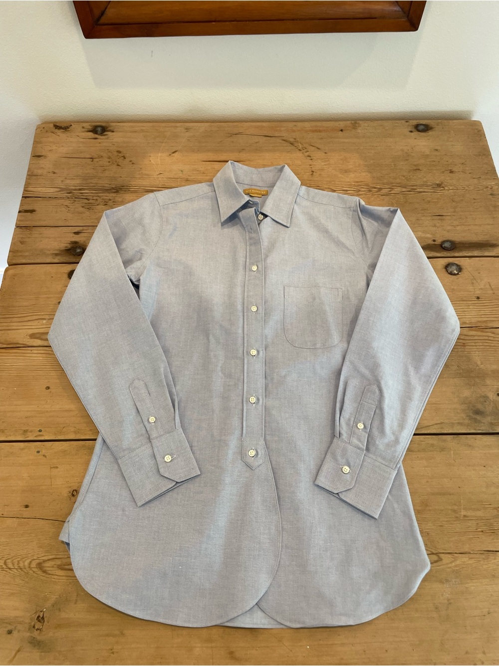 Anne Mashburn Bespoke Boyfriend shirt size medium